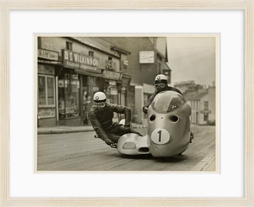 Wilhelm Noll and Fritz Cron, 1955 Sidecar TT (Tourist Trophy) by T.M. Badger