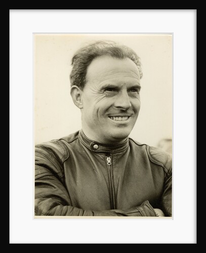 Bill Boddice, TT (Tourist Trophy) sidecar driver by T.M. Badger