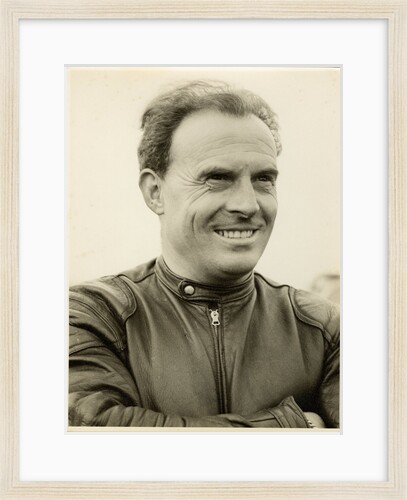 Bill Boddice, TT (Tourist Trophy) sidecar driver by T.M. Badger