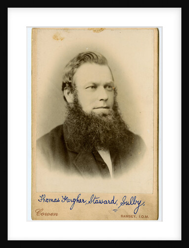 Thomas Fargher of Sulby (head portrait) by George Bellett Cowen