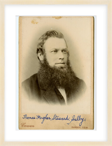 Thomas Fargher of Sulby (head portrait) by George Bellett Cowen