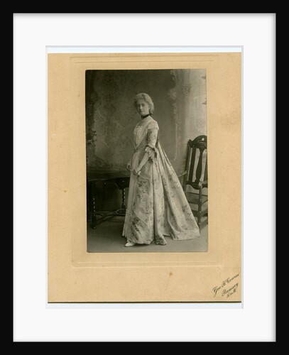 Dorothy Curphey Farrant - full-length studio portrait by George Bellett Cowen