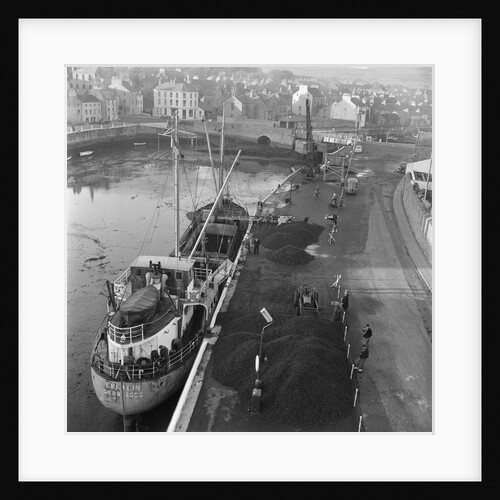 Castletown Coal Boat for Harbour Board, Castletown Harbour by Manx Press Pictures