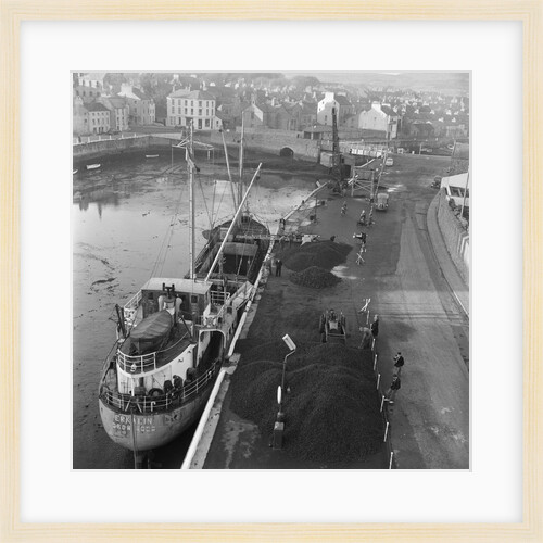 Castletown Coal Boat for Harbour Board, Castletown Harbour by Manx Press Pictures