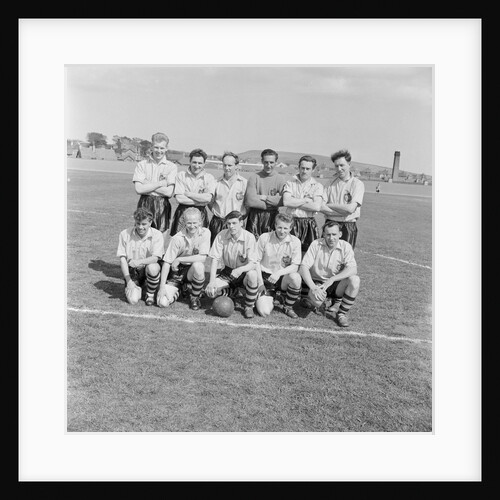 Men's football team by Manx Press Pictures