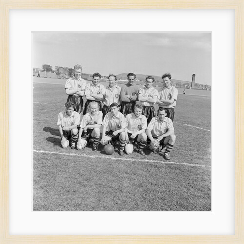 Men's football team by Manx Press Pictures