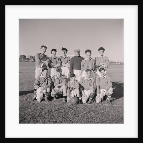 Times versus Examiner football match by Manx Press Pictures