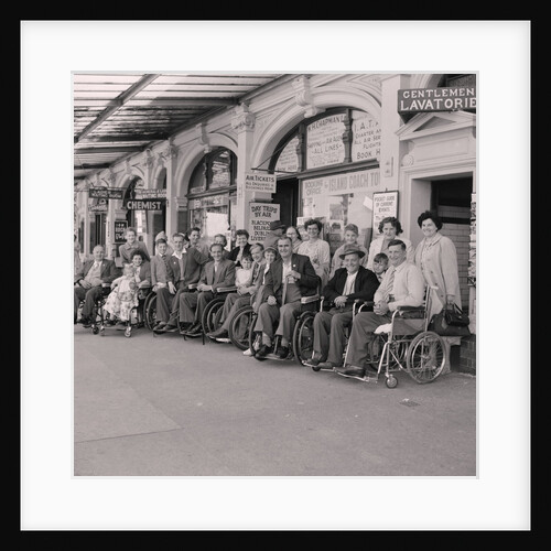 Disabled visitors from Yorkshire by Manx Press Pictures