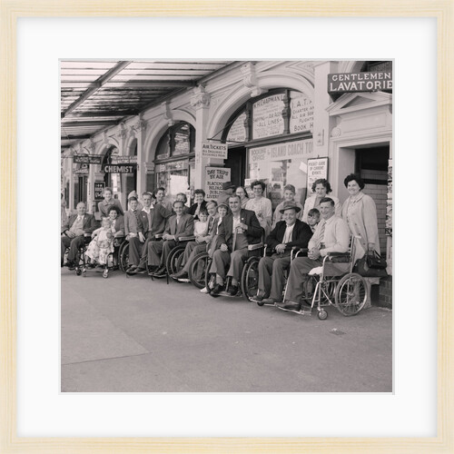 Disabled visitors from Yorkshire by Manx Press Pictures