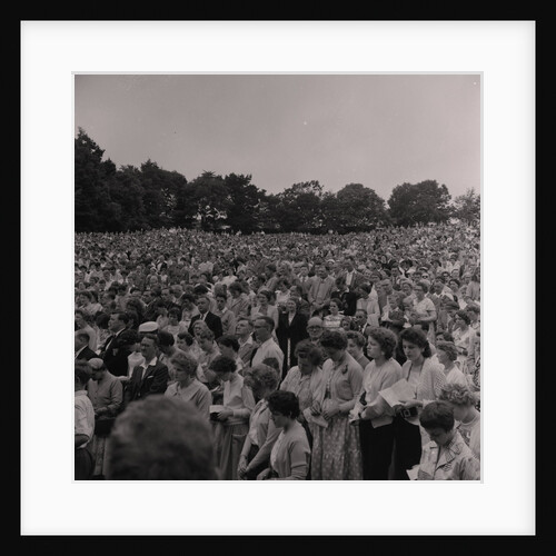 BBC televising the Braddan open air church service by Manx Press Pictures