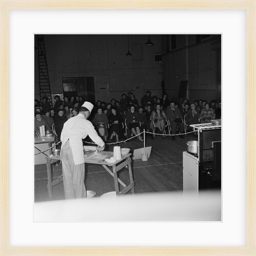 Army cooking demonstration, Drill Hall, Douglas by Manx Press Pictures
