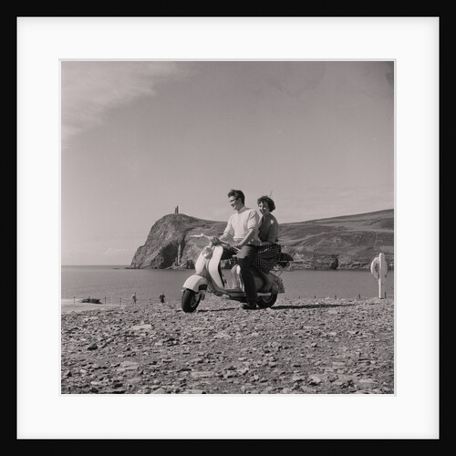 Lambretta hire scooters, Port Erin by Manx Press Pictures