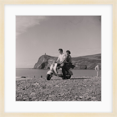 Lambretta hire scooters, Port Erin by Manx Press Pictures