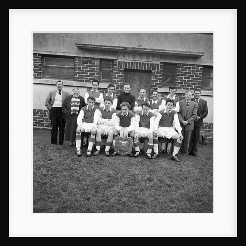Pulrose men's football team by Manx Press Pictures