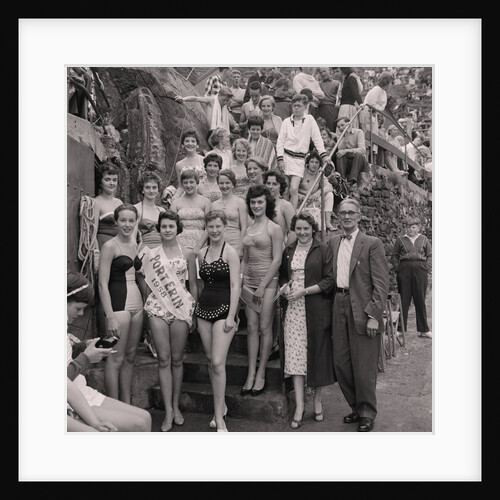 Port Erin Bathing Beauties by Manx Press Pictures