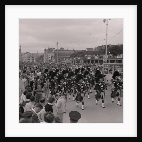 Pipe band, Douglas Promenade by Manx Press Pictures