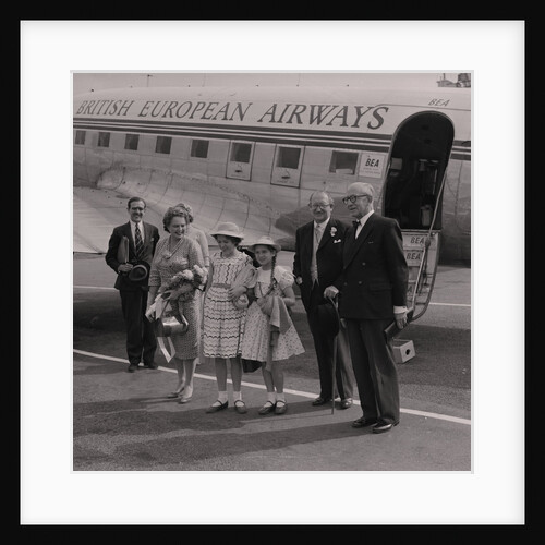 Sir Ronald Herbert Garvey, the new Lieutenant Governor, arrives at Ronaldsway airport by Manx Press Pictures