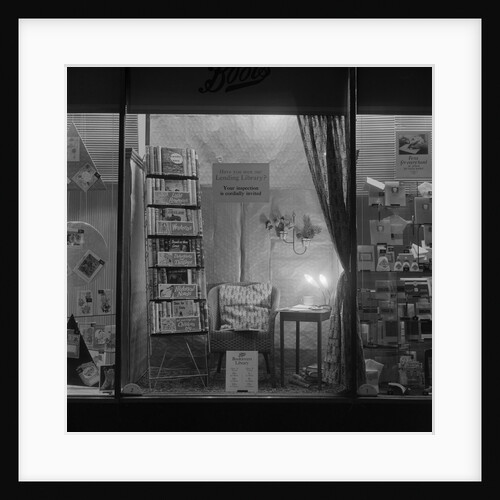Boots shop window by Manx Press Pictures