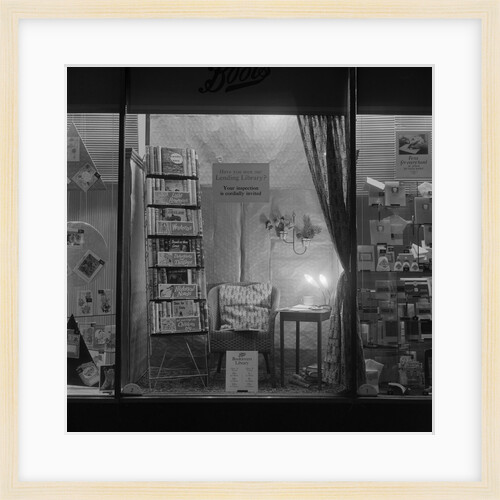 Boots shop window by Manx Press Pictures