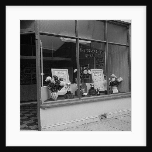 Port Erin Commissioner's window by Manx Press Pictures