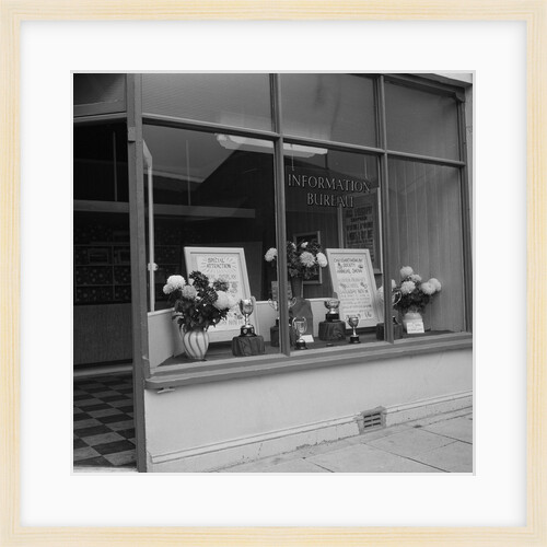 Port Erin Commissioner's window by Manx Press Pictures