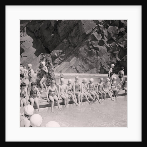 Opening of Peel outdoor swimming pool by Manx Press Pictures