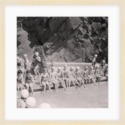 Opening of Peel outdoor swimming pool by Manx Press Pictures