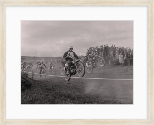 Motorcycle scramble, Douglas Head by Manx Press Pictures