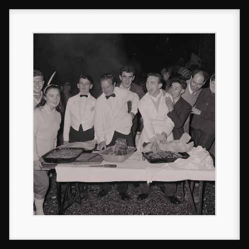 Belle Vue hotel beach barbeque, Port Erin by Manx Press Pictures