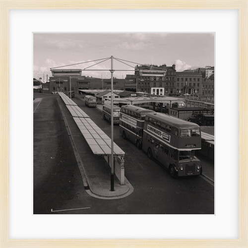 Double-decker buses and bus station, Douglas by Manx Press Pictures