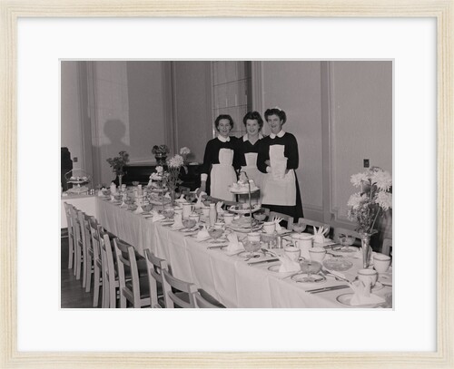 Falcon hotel waitresses by Manx Press Pictures