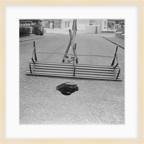 Hole in Murrays Road, Douglas by Manx Press Pictures