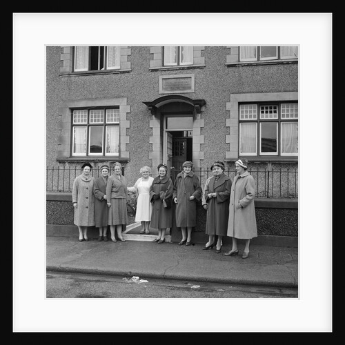 Lady Garvey at soup kitchens by Manx Press Pictures