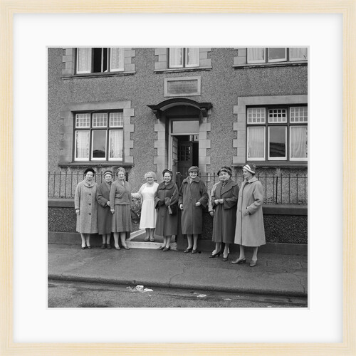 Lady Garvey at soup kitchens by Manx Press Pictures