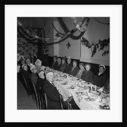 Pensioners Christmas party, Peel by Manx Press Pictures