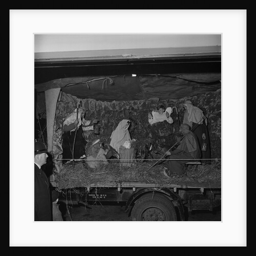 St Mary's Players Nativity Tableau on lorry by Manx Press Pictures