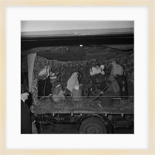 St Mary's Players Nativity Tableau on lorry by Manx Press Pictures