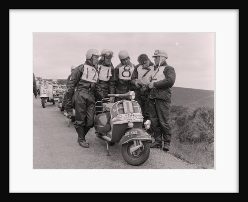 Scooter hill climb, Scooter Rally by Manx Press Pictures