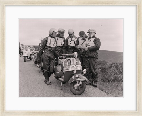 Scooter hill climb, Scooter Rally by Manx Press Pictures