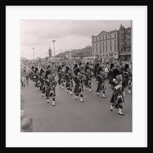 Highland procession, Douglas Promenade by Manx Press Pictures