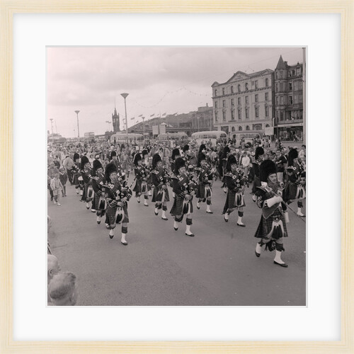 Highland procession, Douglas Promenade by Manx Press Pictures