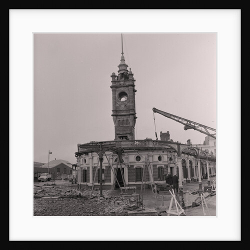 Sea terminal demolition, Douglas Pier by Manx Press Pictures
