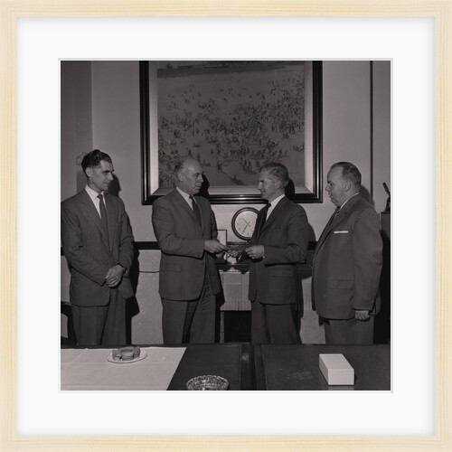 TV All Stars Cheque to Chief Constable at Tourist Board by Manx Press Pictures