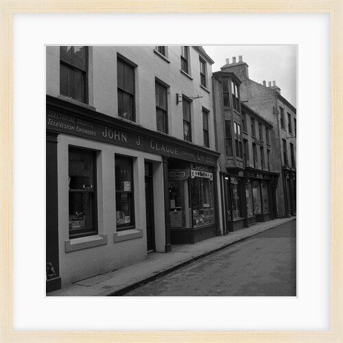 John J.Clague's shop, Castletown by Manx Press Pictures