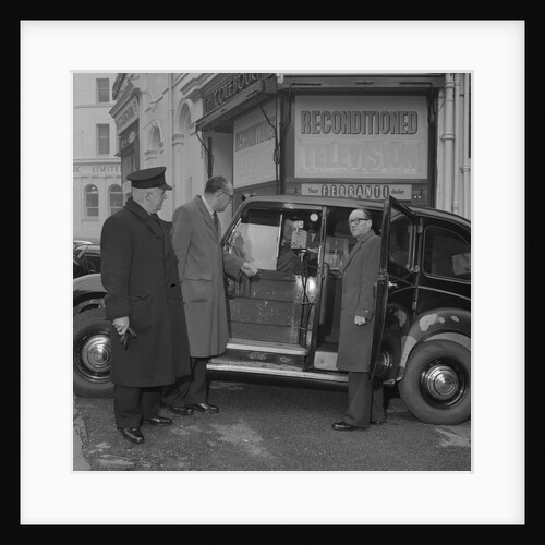 Island's first taxi meter, Douglas by Manx Press Pictures