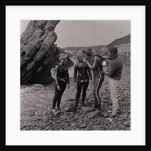 Skin divers, Port Jack by Manx Press Pictures