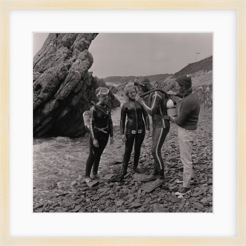 Skin divers, Port Jack by Manx Press Pictures