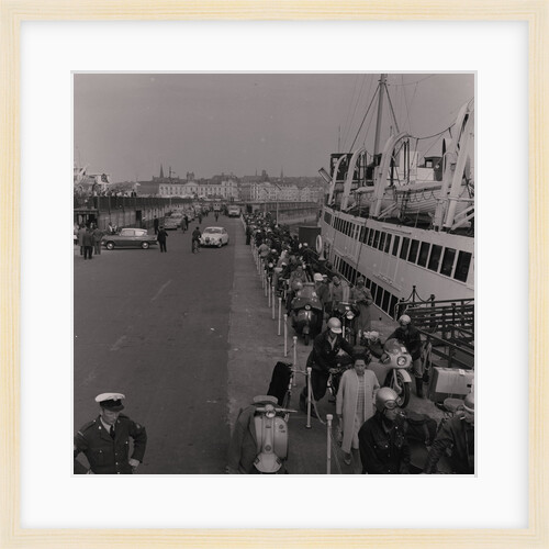 Bikes leaving by boat by Manx Press Pictures