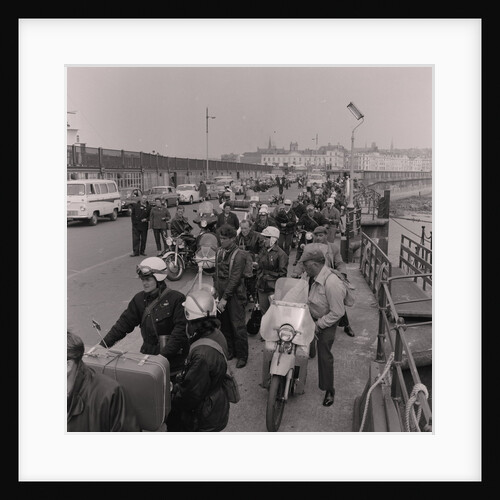 Bikes leaving by boat by Manx Press Pictures