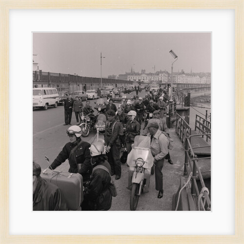 Bikes leaving by boat by Manx Press Pictures